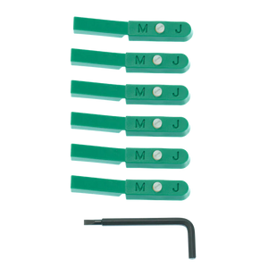 Microjig DVPS-1K6 - MATCHFIT Pop Stop - A Flip Stop for Jigs & Sled Bases - 6-pack