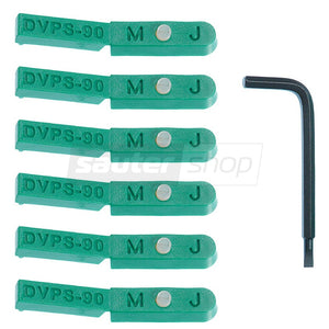 Microjig DVPS-1K6 - MATCHFIT Pop Stop - A Flip Stop for Jigs & Sled Bases - 6-pack