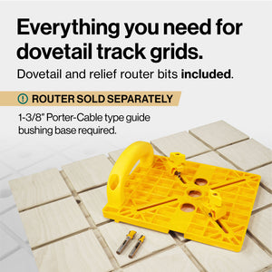 Microjig MFRG-400-025 - MATCHFIT Grid Router Guide