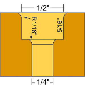 Microjig - ZEROPLAY 2-Step Plunge Bit
