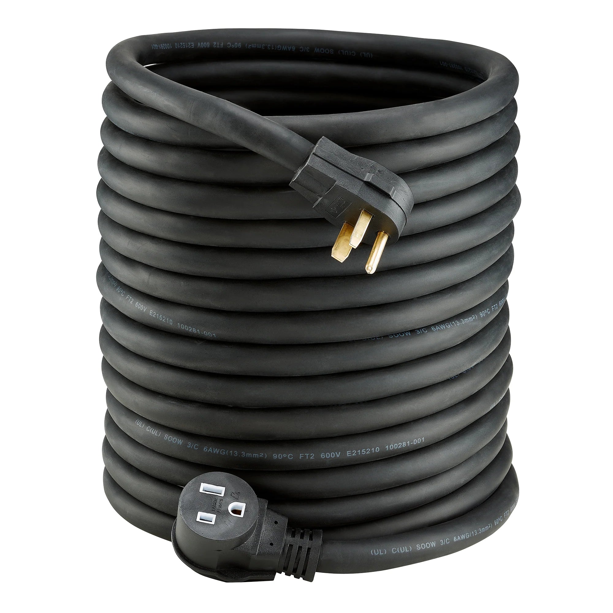 PrimeWeld Heavy Duty Welder Extension Cord – 6 AWG 6/3 SOOW UL 220