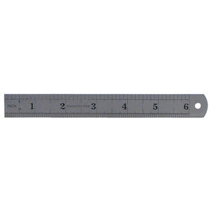 ROK 28302 12" 300 MM Stainless Steel Ruler