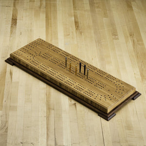 Rockler 51133 - Small Cribbage Board Templates, 3-Player, Curved Track