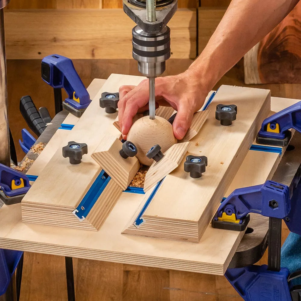 Rockler 52227 - Rockler Easy-to-Grip 1'' Round Knob, Female Threading, 5/16''-18