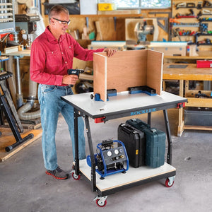 Rockler 56889 - Material Mate Panel Cart and Shop Stand