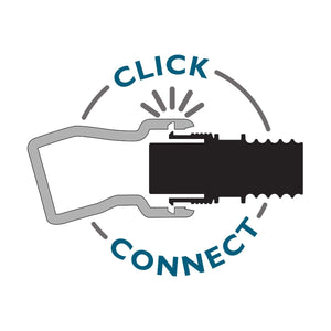 Rockler 64358 - Dust Right Click-Connect FlexiPort, 3/4'' ID x 1-1/4'' OD