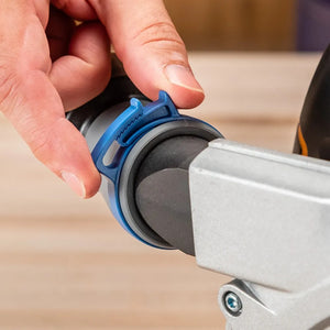 Rockler 68966 - Dust Right FlexiPort Power Tool Hose Kit with Click-Connect, 3' to 12' Expandable Hose