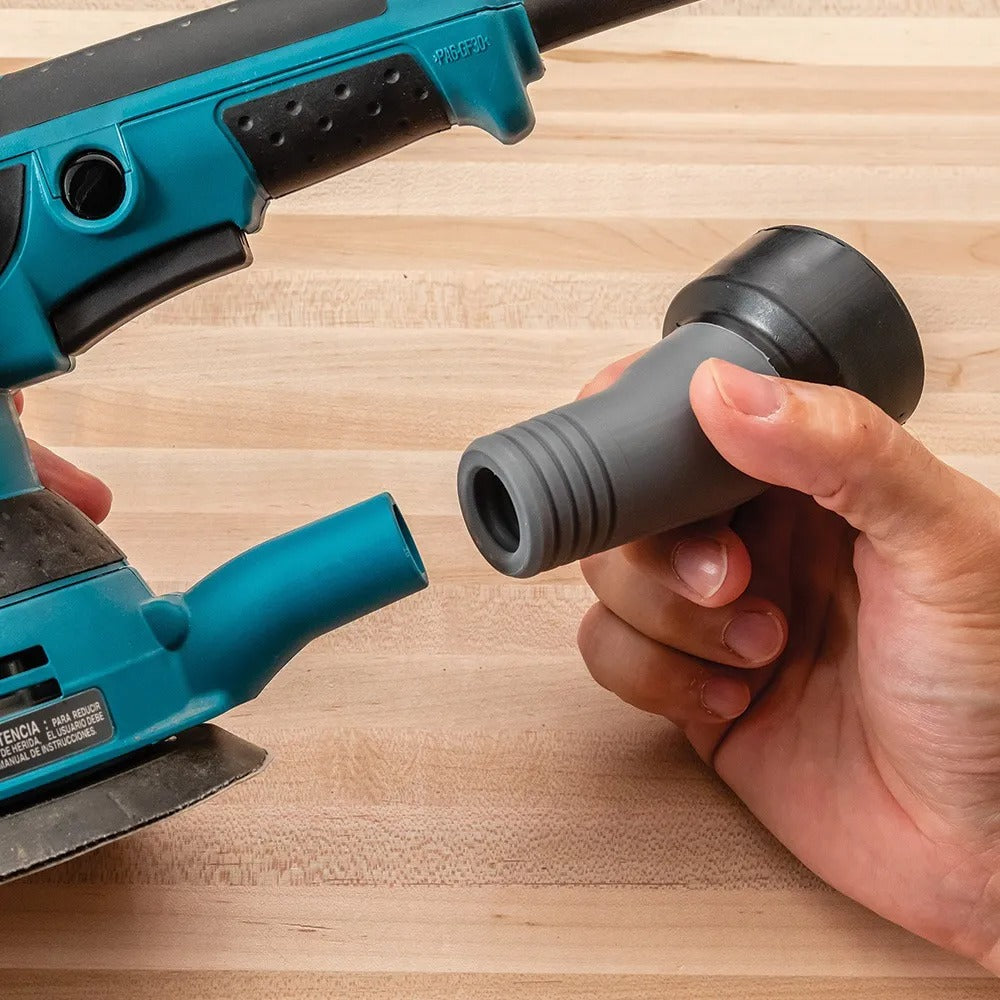 Rockler 68966 - Dust Right FlexiPort Power Tool Hose Kit with Click-Connect, 3' to 12' Expandable Hose