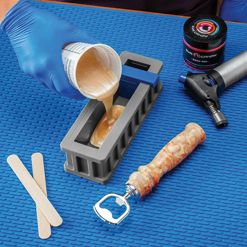 Rockler 69157 - Silicone Casting Mold, Handle Blank