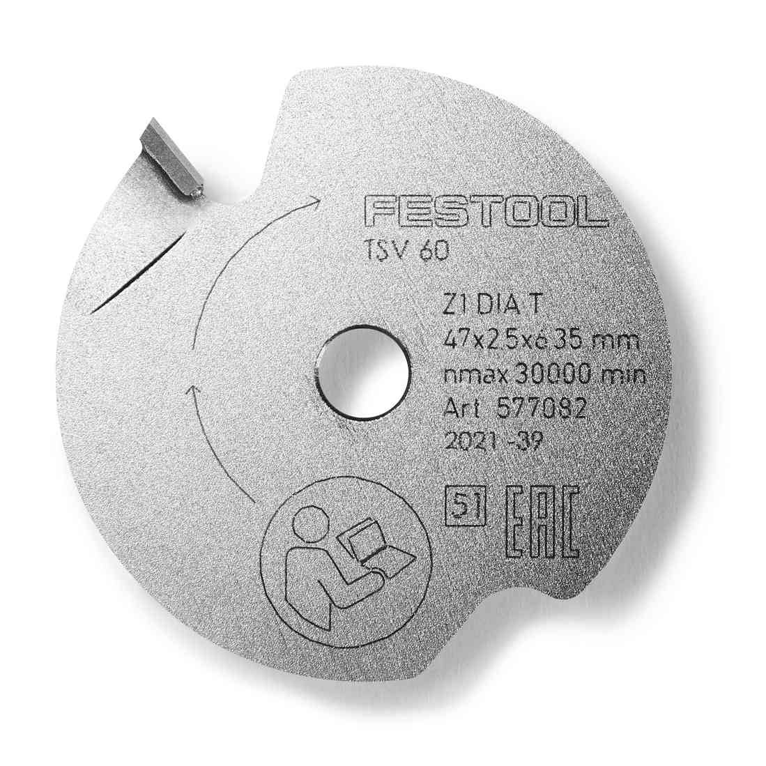 Scoring saw blade DIA 47x2,5x6,35 T1