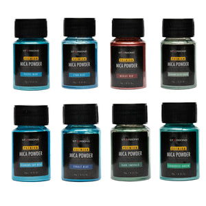 StarBond 24-Choices Mica Powder Creativity Set Red, Blue, Green , 10g bottles