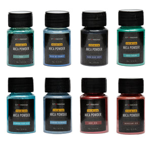StarBond 24-Choices Mica Powder Creativity Set Red, Blue, Green , 10g bottles