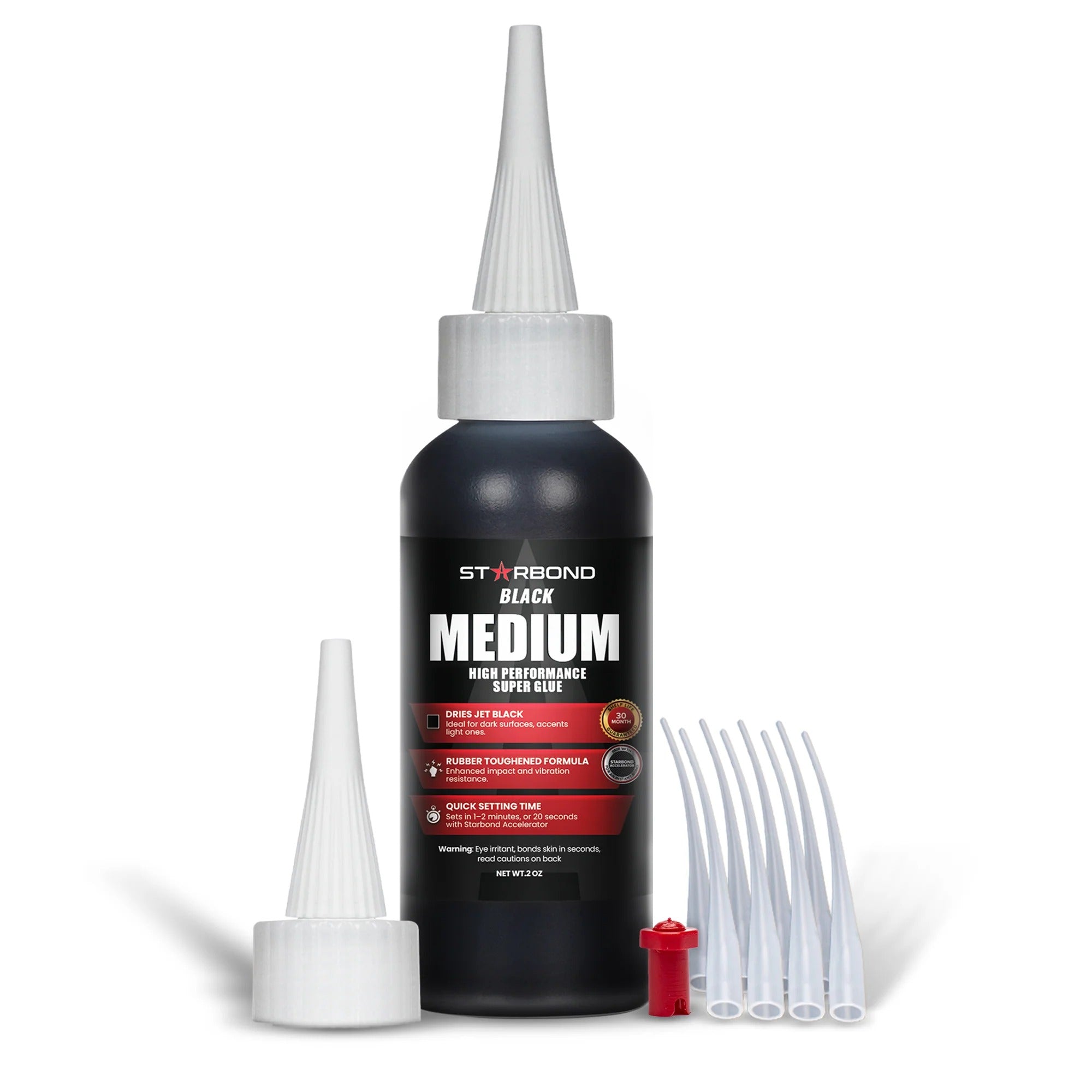 Starbond Black Medium-Thick CA Glue—Superglue Pro Kit