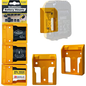 StealthMounts Battery Mounts For DeWalt 20v