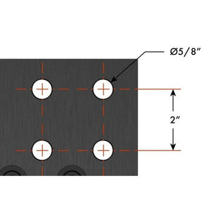 Strong Hand Alpha, 5-Sided, 8' x 4' 96" x 48" Table, 5/8" System