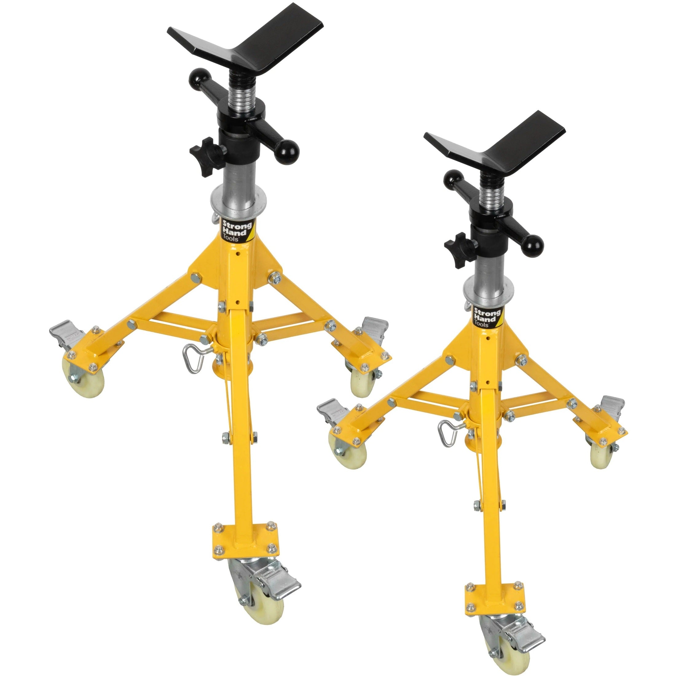 Strong Hand PTS1108C-2PK Caster Tripod, Foldable Base Only – 2 Pack