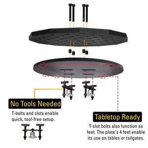 Strong Hand TSBA14C-2PK Scout Duo, Tripod + Fixture Kit 5/8" System