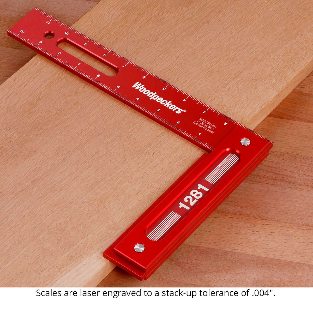 Woodpeckers 1281 Precision Woodworking Square - 12" X 8"