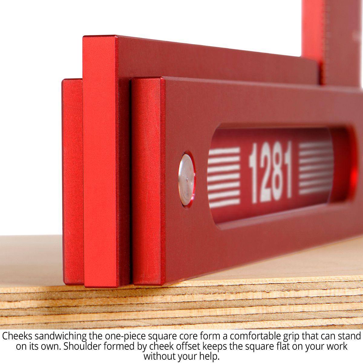 Woodpeckers 1281 Precision Woodworking Square - 12" X 8"