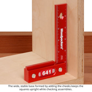 Woodpeckers 641 and 851 Precision Woodworking Squares
