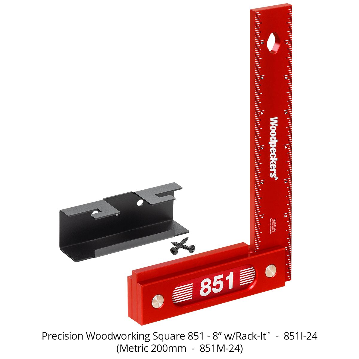 Woodpeckers 641 and 851 Precision Woodworking Squares