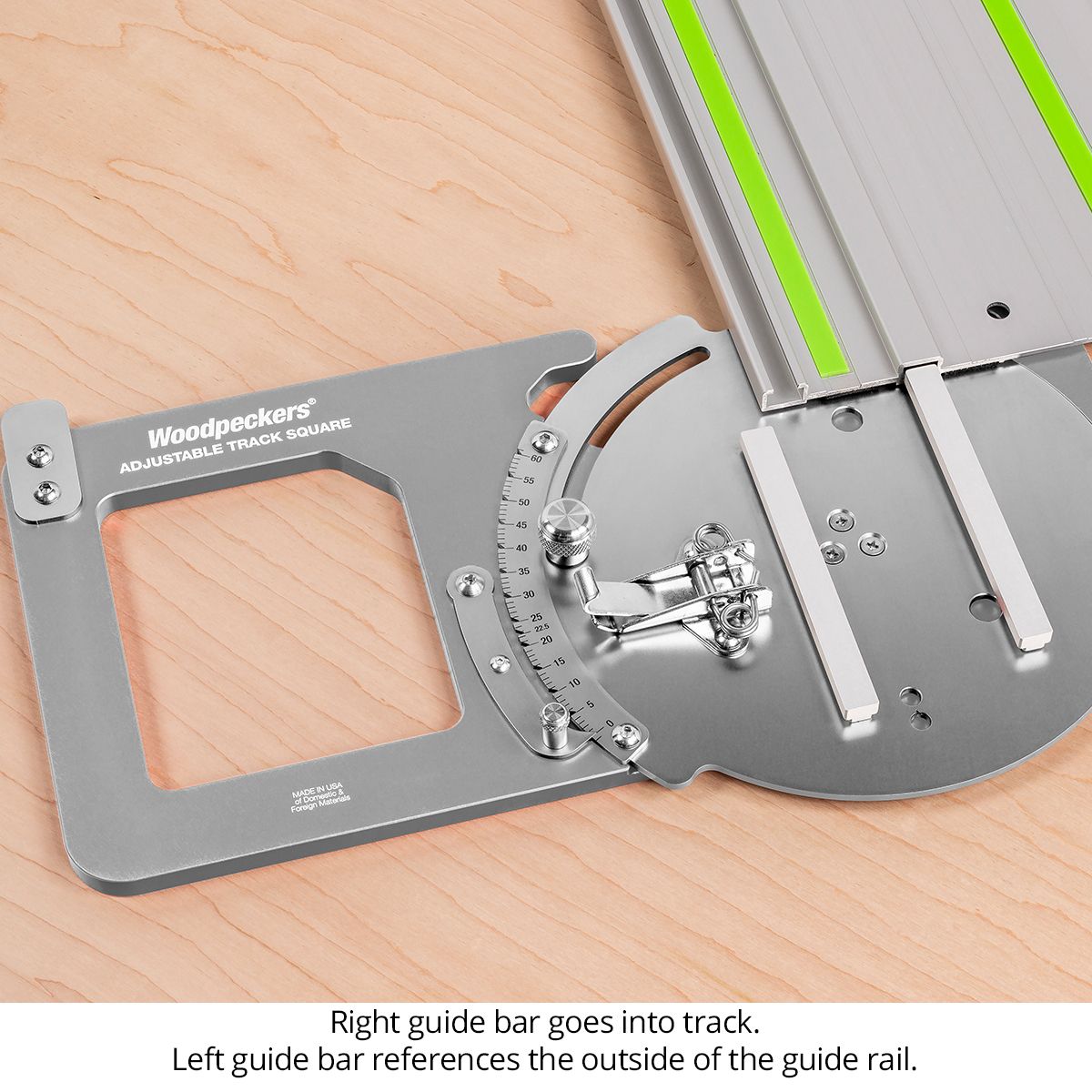 Woodpeckers ADTKSQ-NC Adjustable Track Square