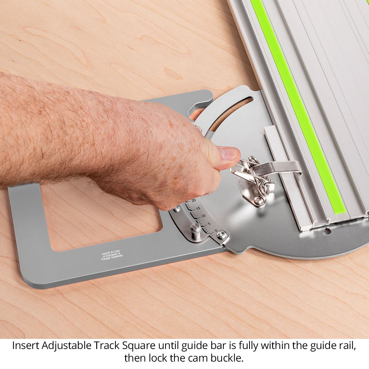 Woodpeckers ADTKSQ-NC Adjustable Track Square