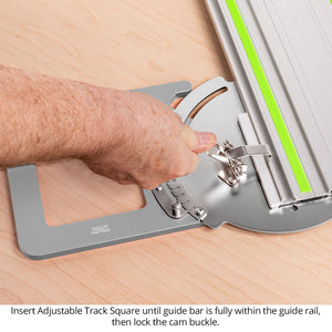 Woodpeckers ADTKSQ-NC Adjustable Track Square