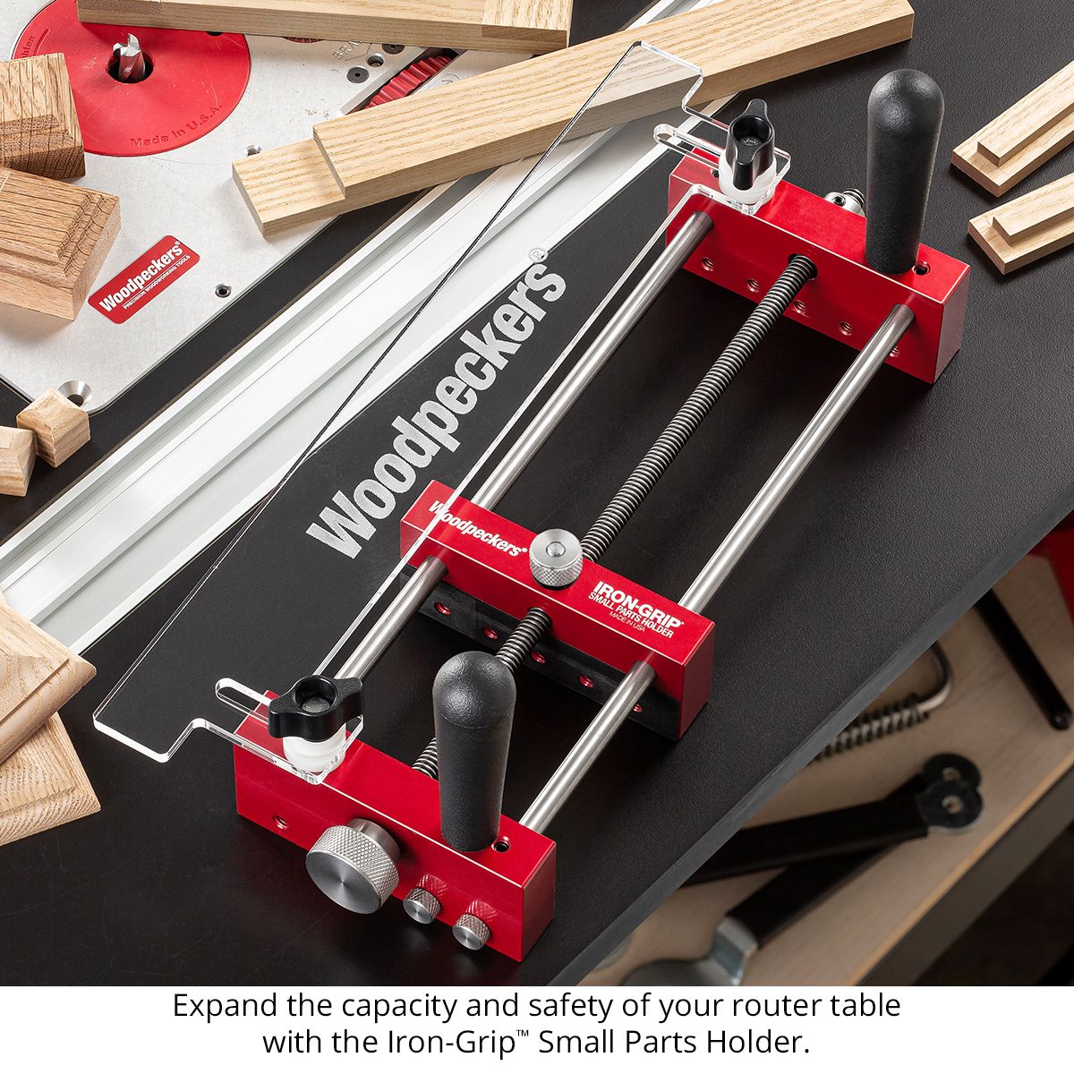 Woodpeckers Iron-Grip Small Parts Holder