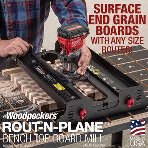 Woodpeckers Rout-N-Plane® Bench Top Board Mill