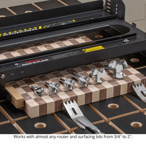 Woodpeckers Rout-N-Plane® Bench Top Board Mill