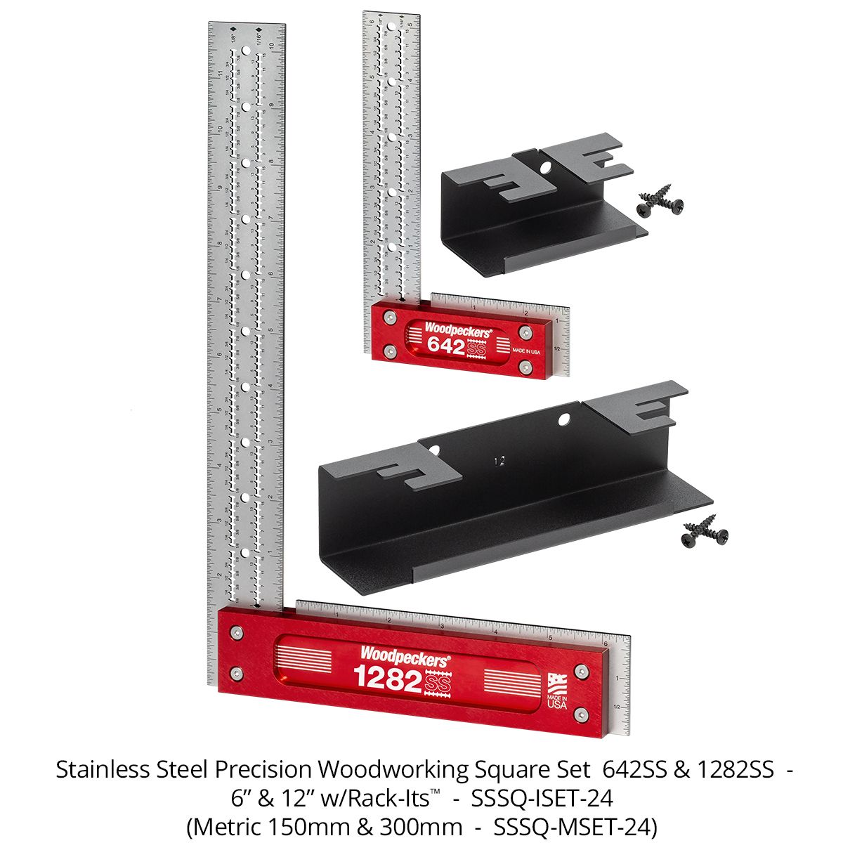 Woodpeckers Stainless Steel Squares