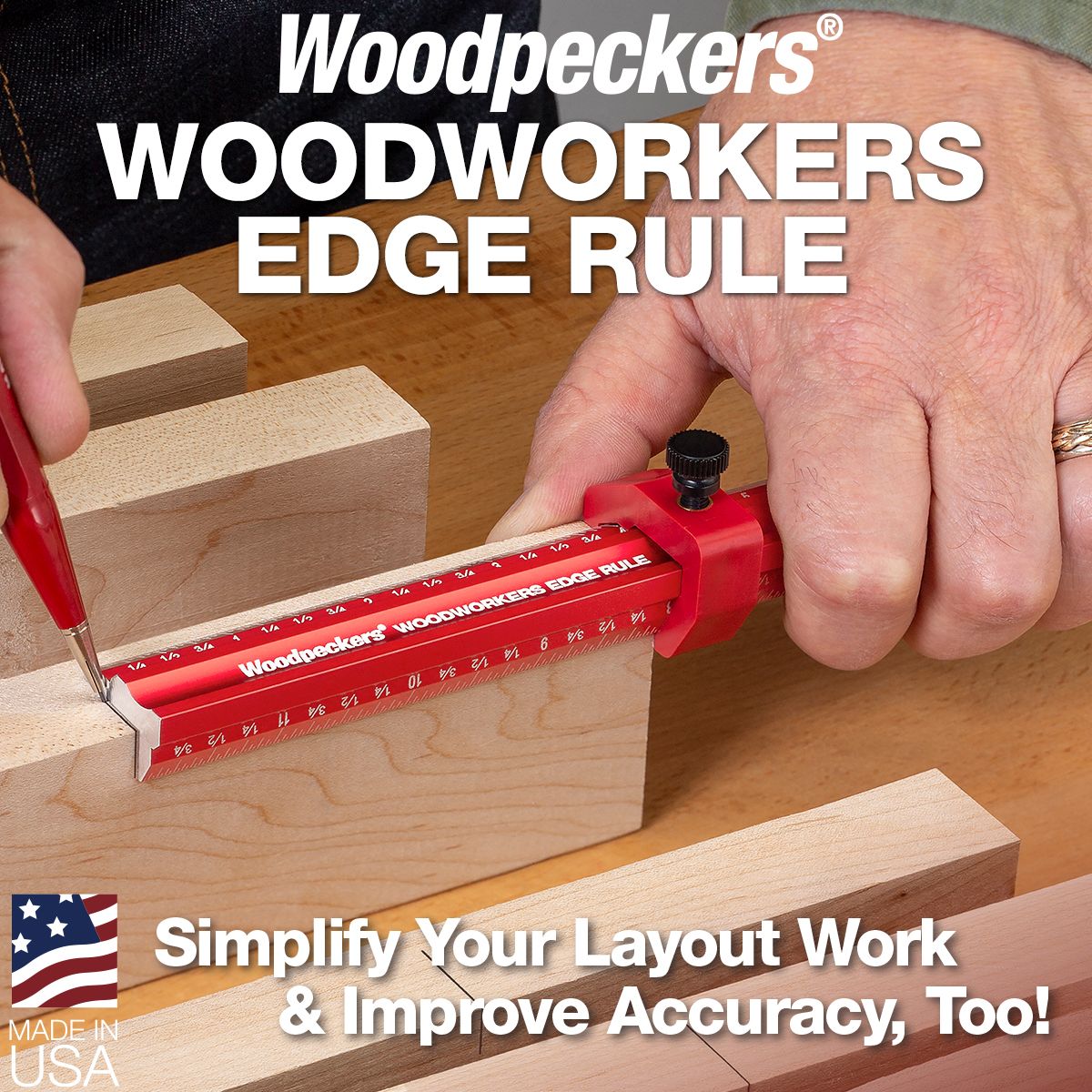 Woodpeckers Woodworkers Edge Rule