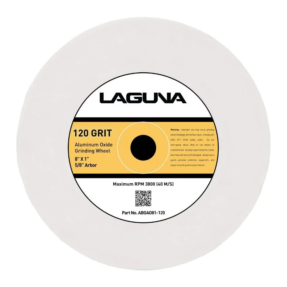 Laguna ABGAO81-120 8x1 Inch 120 Grit Aluminum Oxide Wheel