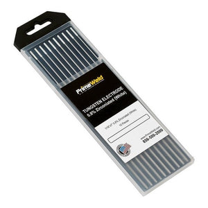 08 Zirconiated Tungsten Electrode White WZ8 TIG Welding Electrode 10 pcs