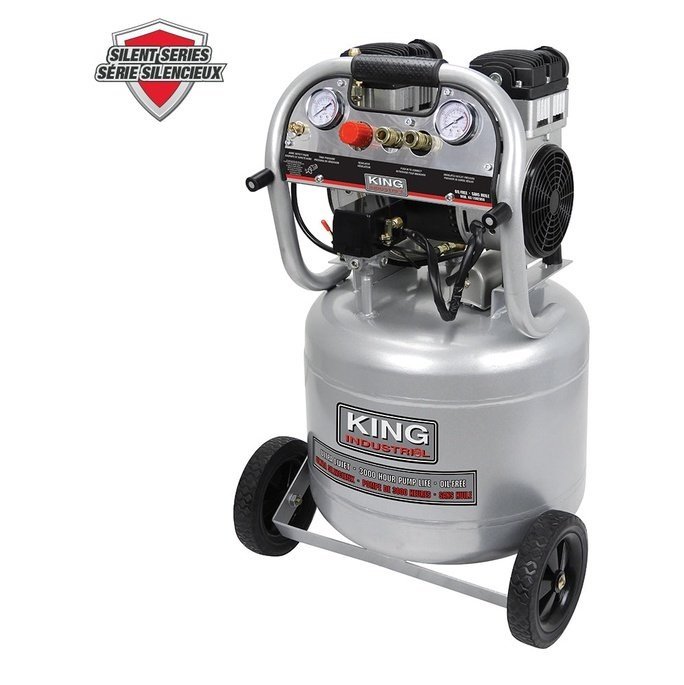 10 GALLON ULTRA-QUIET OIL-FREE AIR COMPRESSOR