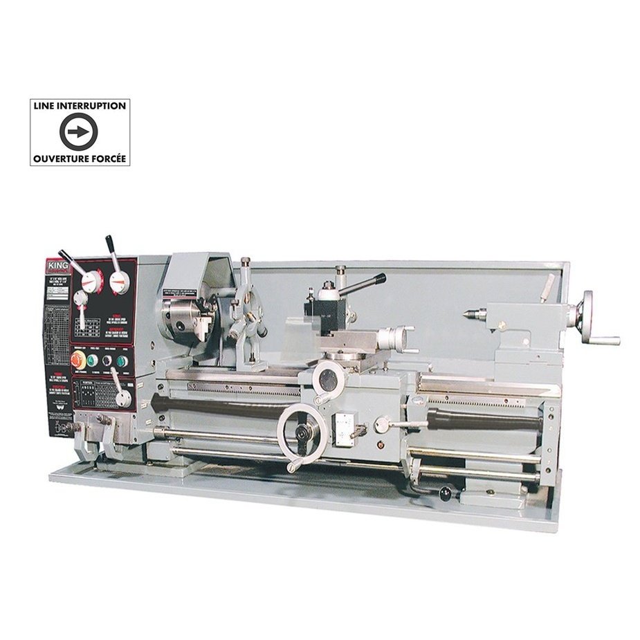 12" X 36" GEARHEAD METAL LATHE WITH TAPER ATTACHMENT