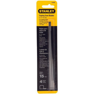 15-061 Coping Saw Blades 4Pk 15Tpi