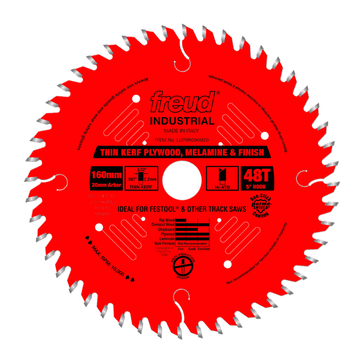 160mm Thin Kerf Ultimate Plywood & Melamine Blade