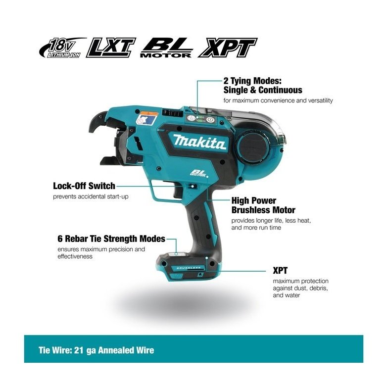 18V LXT Brushless Cordless Rebar Tying Tool w XPT Tool Only