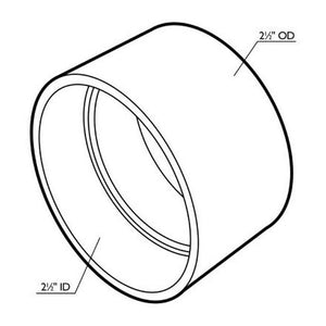 2-1/2" Dust Coupling