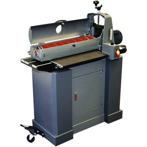 25-50 Drum Sander W Closed Stand W Built In Castors