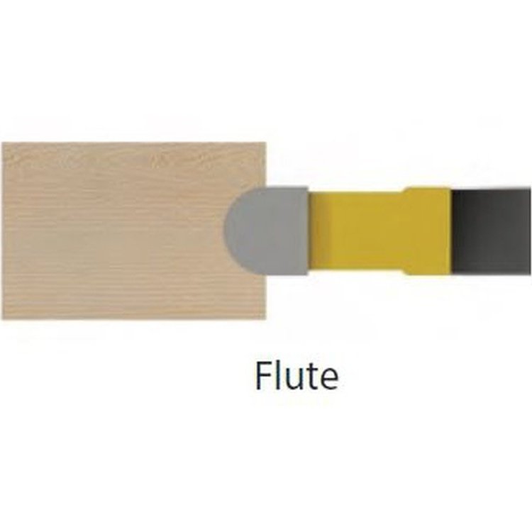 3/8" Diam Half Round Convex