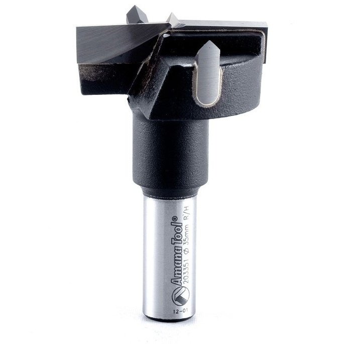 35Mm Carbide Tipped Hinge Boring Bit 57Mm Shank