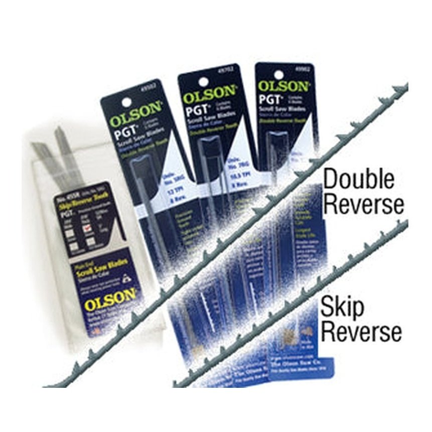 45702 PGT Precision Ground Tooth Skip Reverse Tooth 5 Long - 12 Pkg