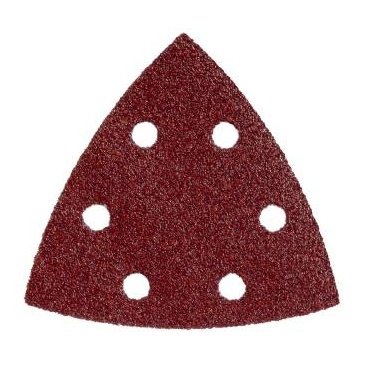 5 Hook and Loop Sanding Sheets 93 x 93mm, P 40, W+M, DS