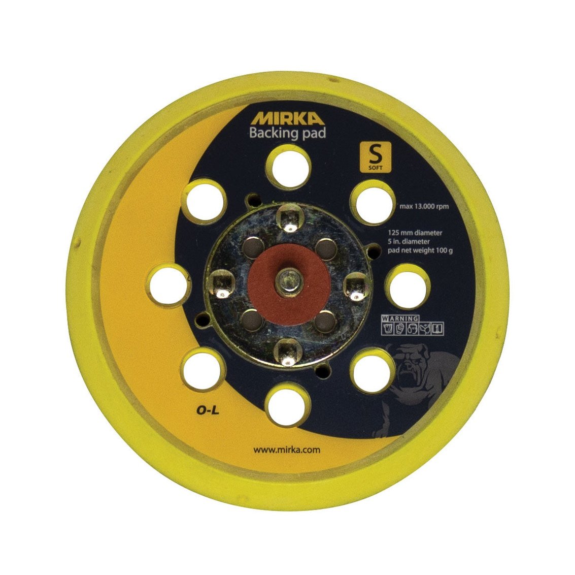 5 in Grip Faced NET / 28 hole Pad 130g balanced