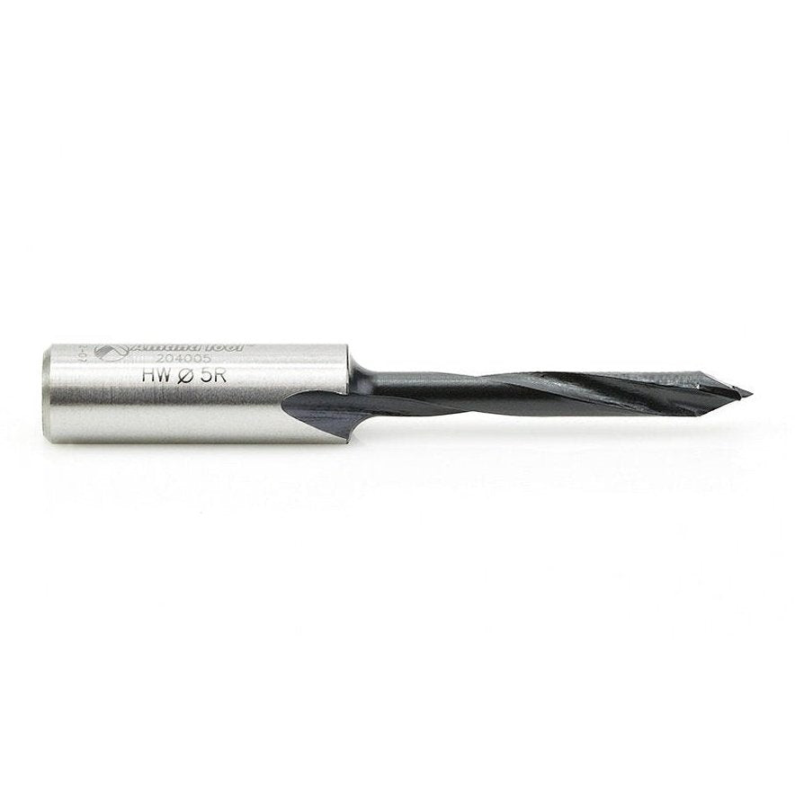 5mm Carbide Tipped Brad Point Dowel Bits 70Mm Shank LH