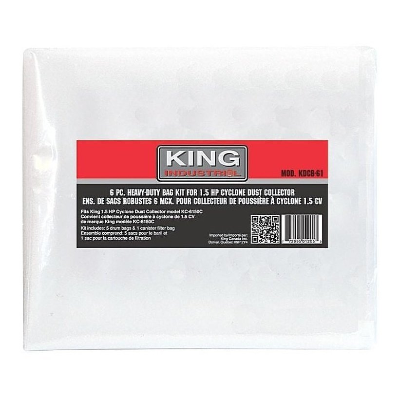 6 PC HEAVY-DUTY BAGS KIT FOR KC-6150C