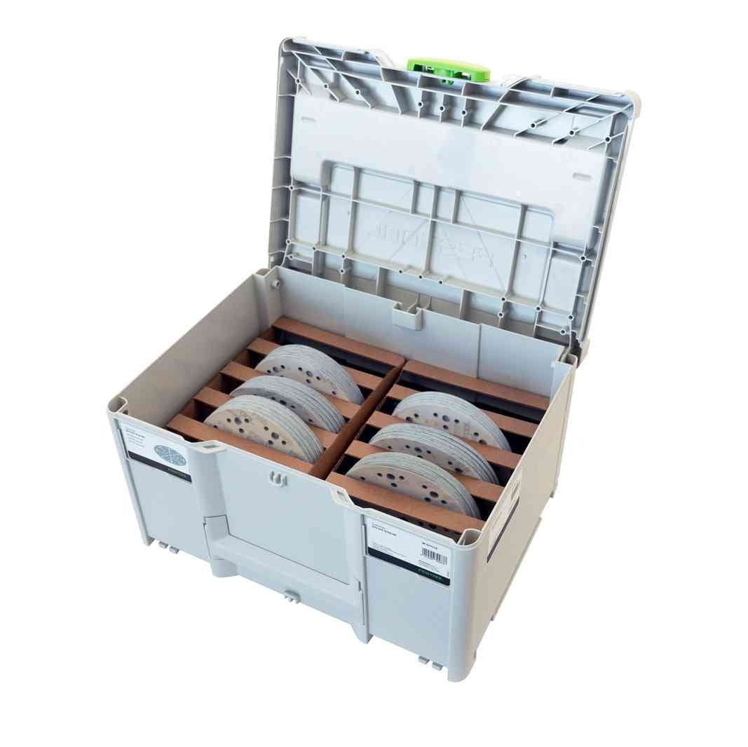 Abrasive sheet SYS STF D150 GR US